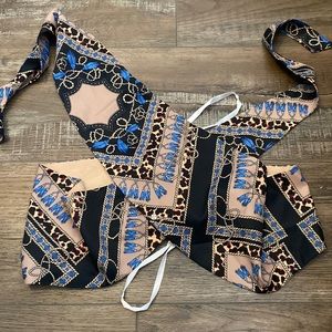 Superdown Criss Cross Crop Top